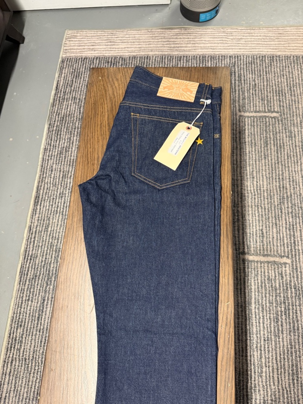 Brave Star Mojave western cut 14oz cone mills size 34 unaltered  36 in inseam